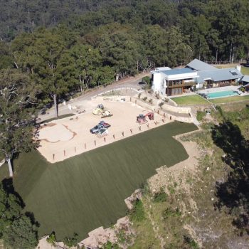 Horse Arena beside Large House