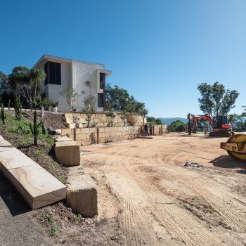 Sandstone Retaining Wall